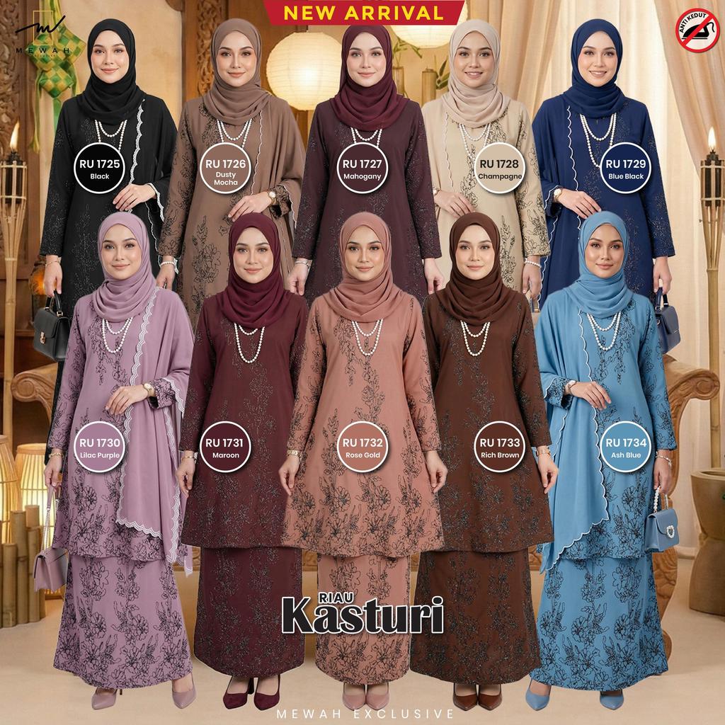 Kurung Riau KASTURI By Mewah Exclusive - [Set Baju & Kain] Riau ...