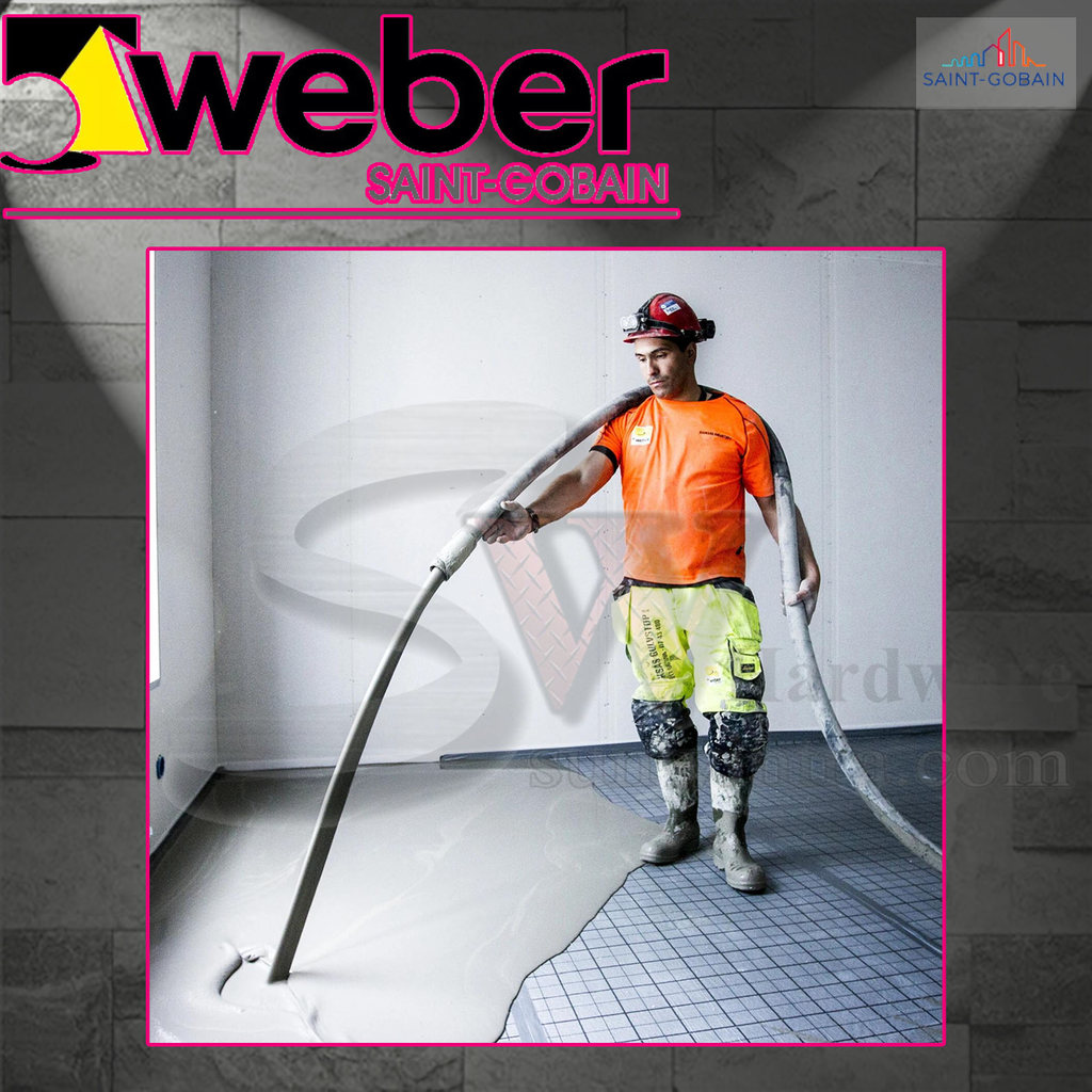SW E-MIX WEBERFLOOR 550 SELF-LEVELLING FLOOR SCREED/CEMENT LEVELLING ...