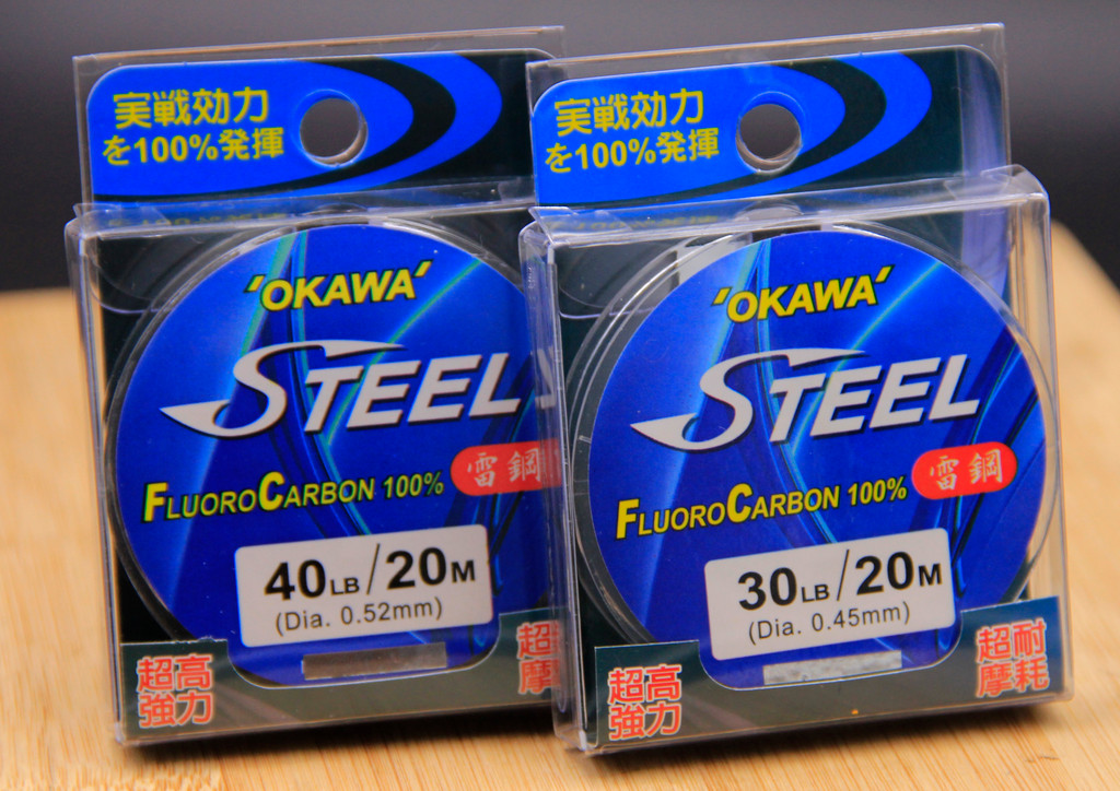 OKAWA FLUOROCARBON 100% LEADER LINE (20M) Okawa Steel Tali Tangsi ...