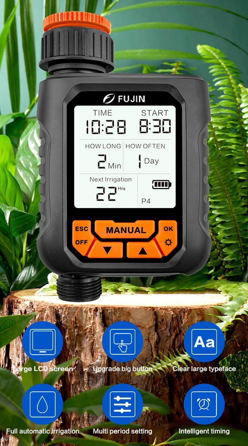 New Large LCD Display Water Timer Waterproof IP65 Home Garden ...