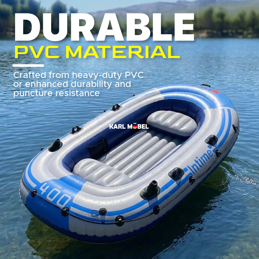 Inflatable Boat kayak fishing boat Intex 2 3 4 person bot angin kayak ...