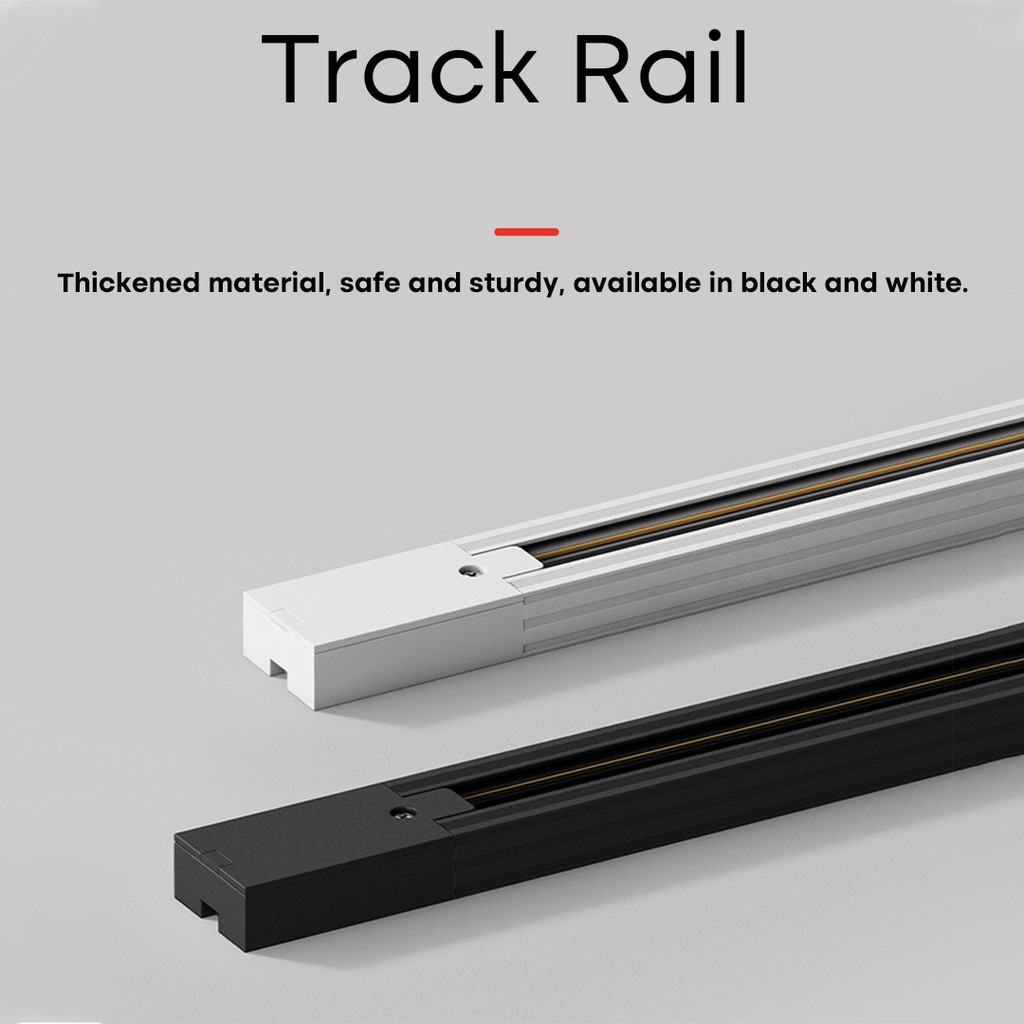 2 Meter Track Rail Lampu LED Tracklight Rail Spotlight Ceiling ...