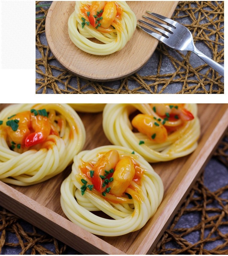 Simulated Spaghetti Fake Artificial Noodles Food Pasta Model for ...