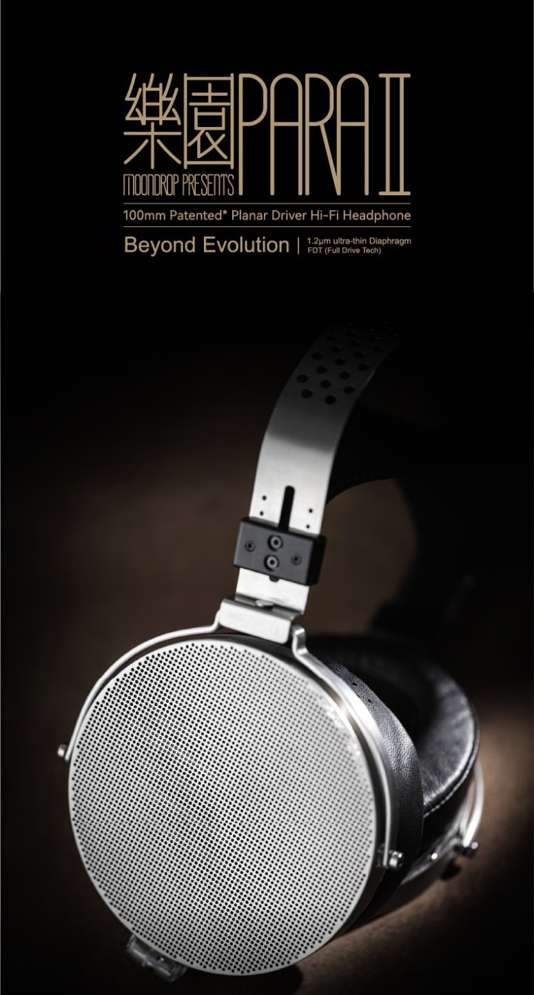Moondrop PARA 2 Open-Back Headphones: 100mm Planar Magnetic FDT Ultra ...
