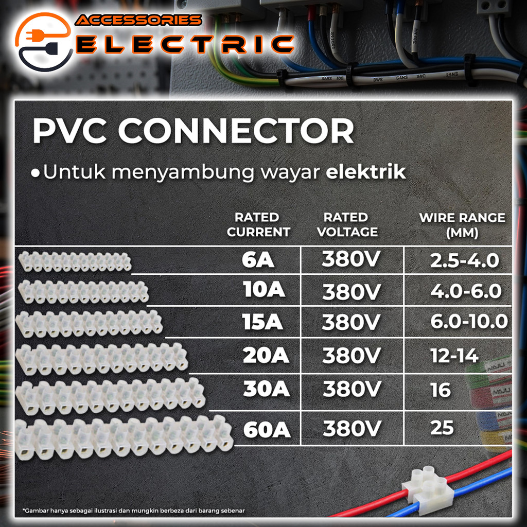 (10Pcs) 6A 10A 15A 20A 30A PVC Wire Cable connector connecter Terminal ...