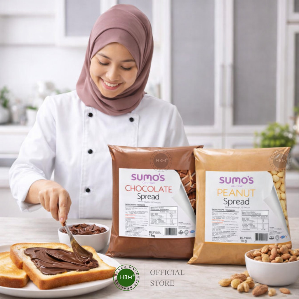 Sumo Chocolate Spread 1KG / SUMO Peanut Spread 1KG / Sapuan Coklat ...