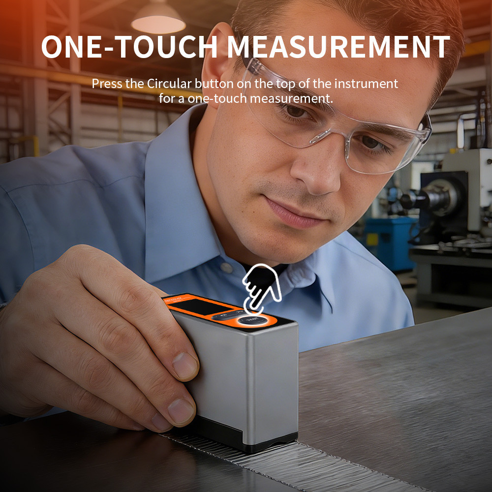 GOYOJO Handheld Digital Surface Roughness Gauge with Bluetooth Ra, Rz ...