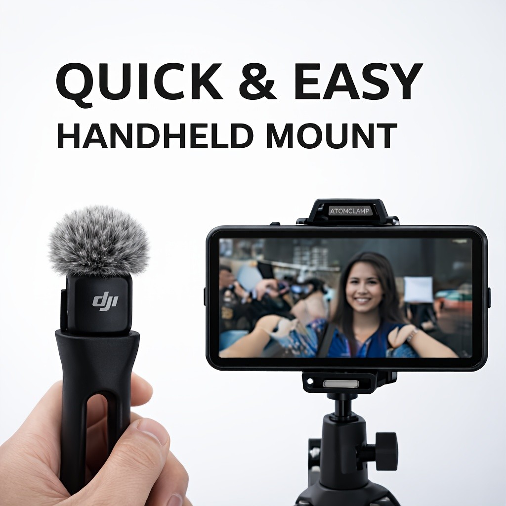 DJI MIC MINI Handle, DJI MIC MINI Lightweight Handheld Mount, DJI MIC ...