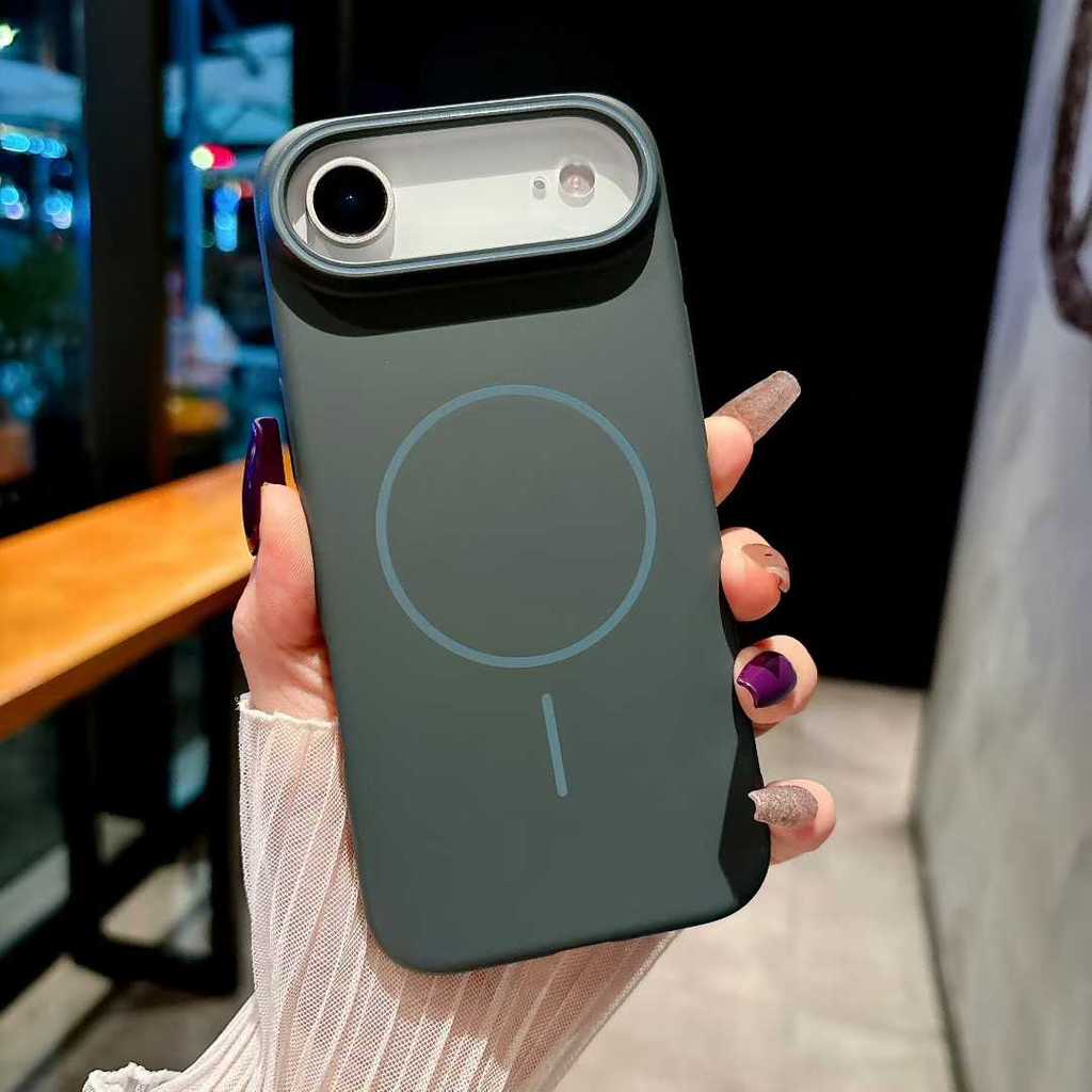 iphone 17e casing Large Hole Thin Ring Magnetic Frosted PC Hard Shock ...