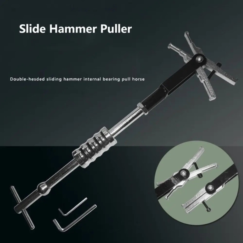 1 Set Double-headed Sliding Hammer Extractor Anti-Slip Inner Bearing ...