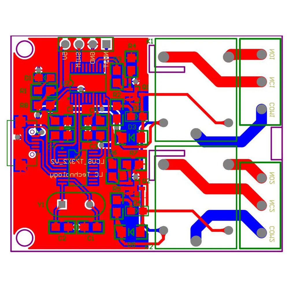 USB Relay Module CH340 10A 250VAC 30VDC Smart Home Intelligent Control ...