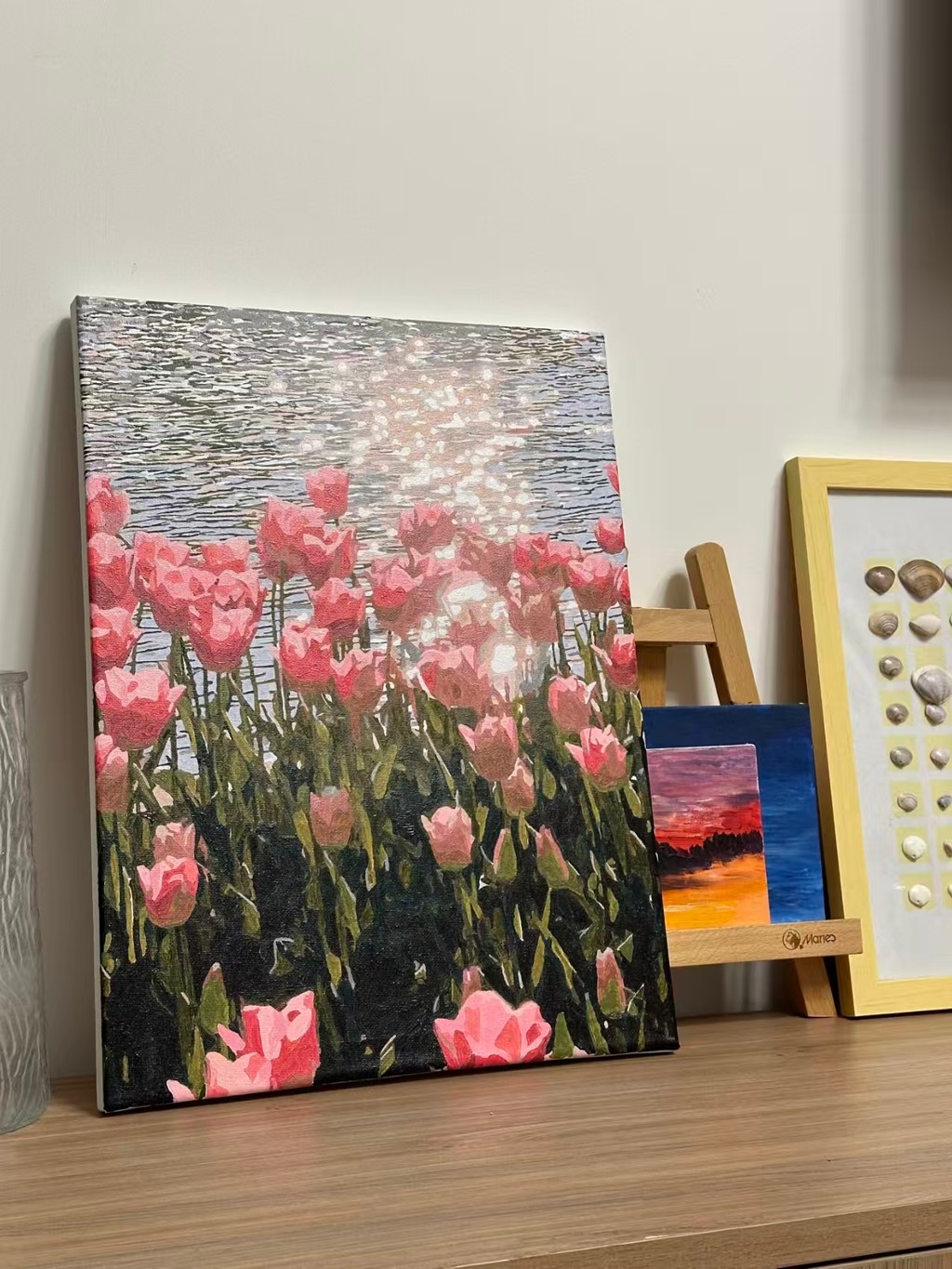 DIY Digital Oil Paint Kit Canvas Painting 20x20cm Painting By Numbers ...