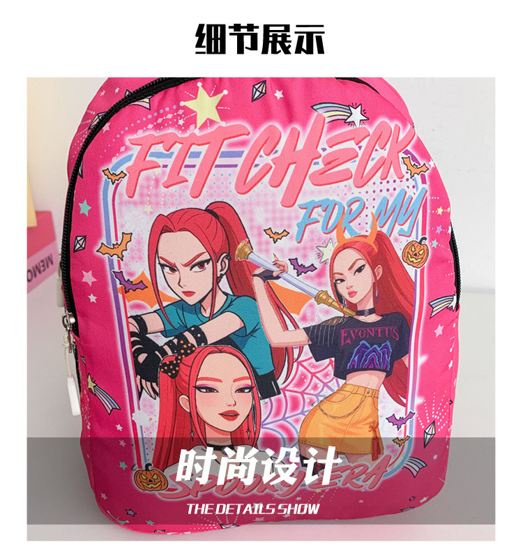 Trendy Kpop K pop Demon Hunter Rumi Backpack School Bag Beg Zeol Mira ...
