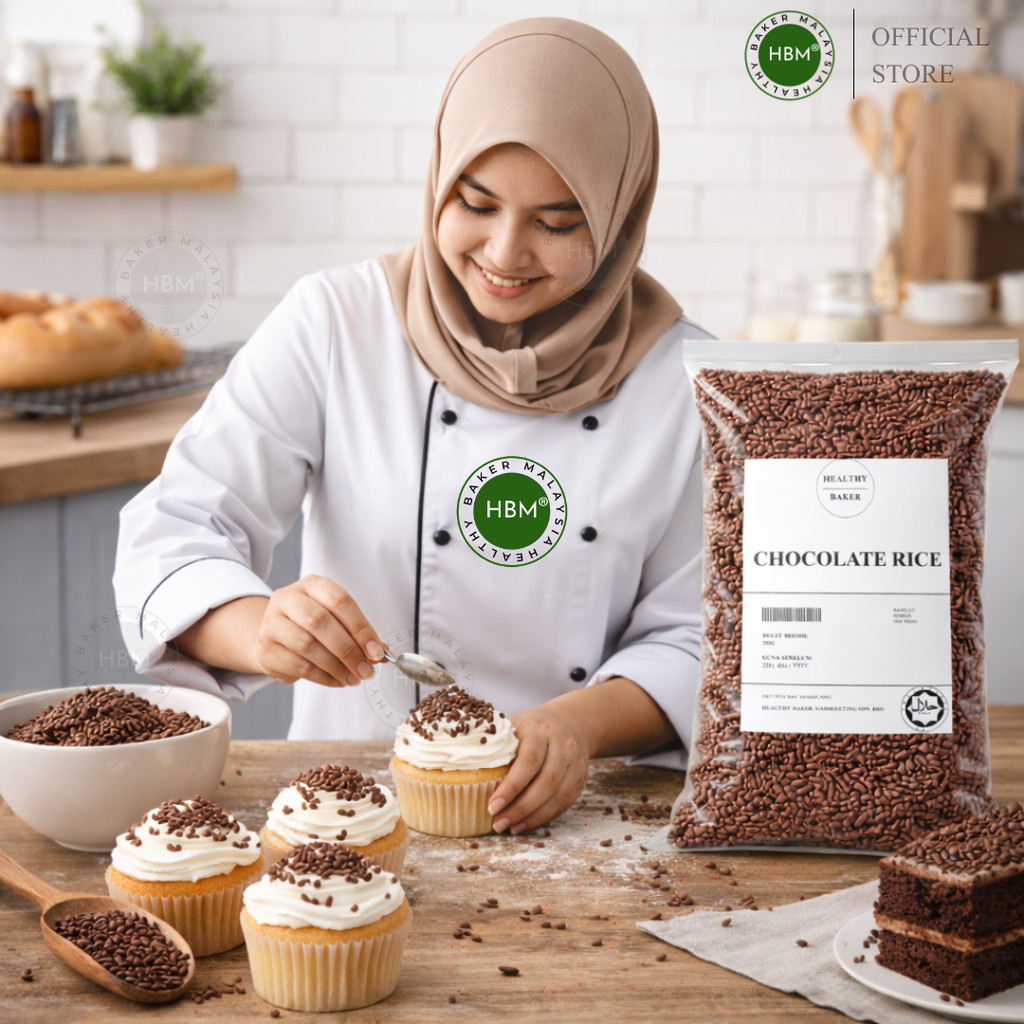 Premium Chocolate Rice 1kg/500g/100g / Coklat Urai / Halal / Coklat ...