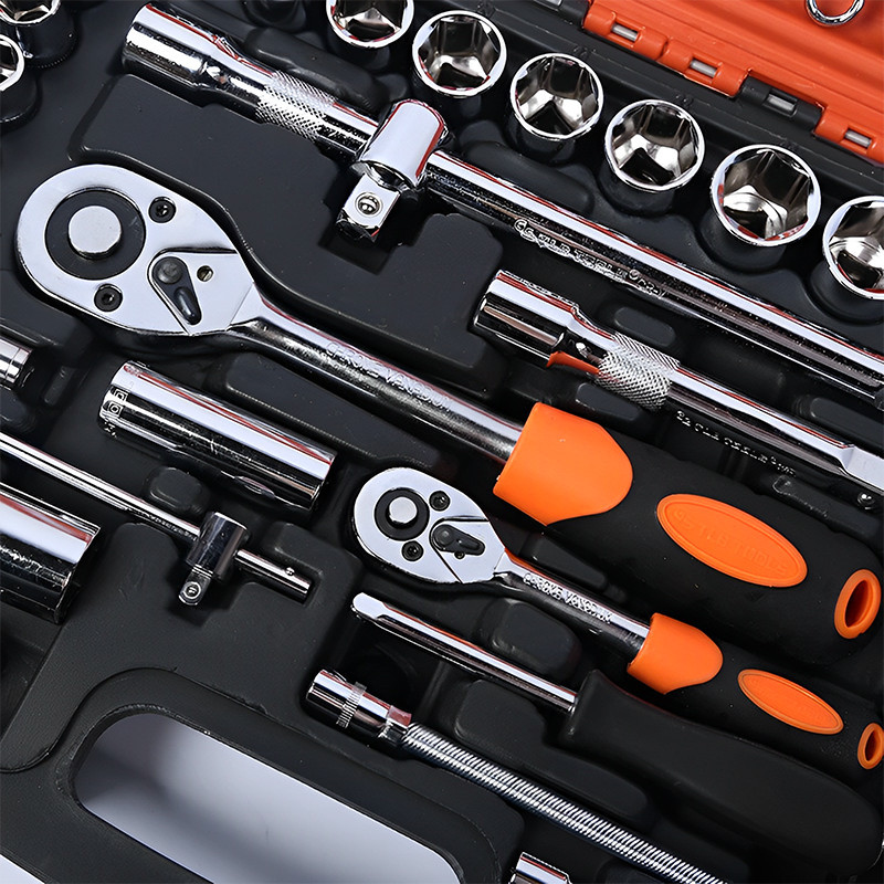 82/46Pcs Toolkit Spanar Box Tool Set Heavy Duty Rachet Wrench Set Box ...