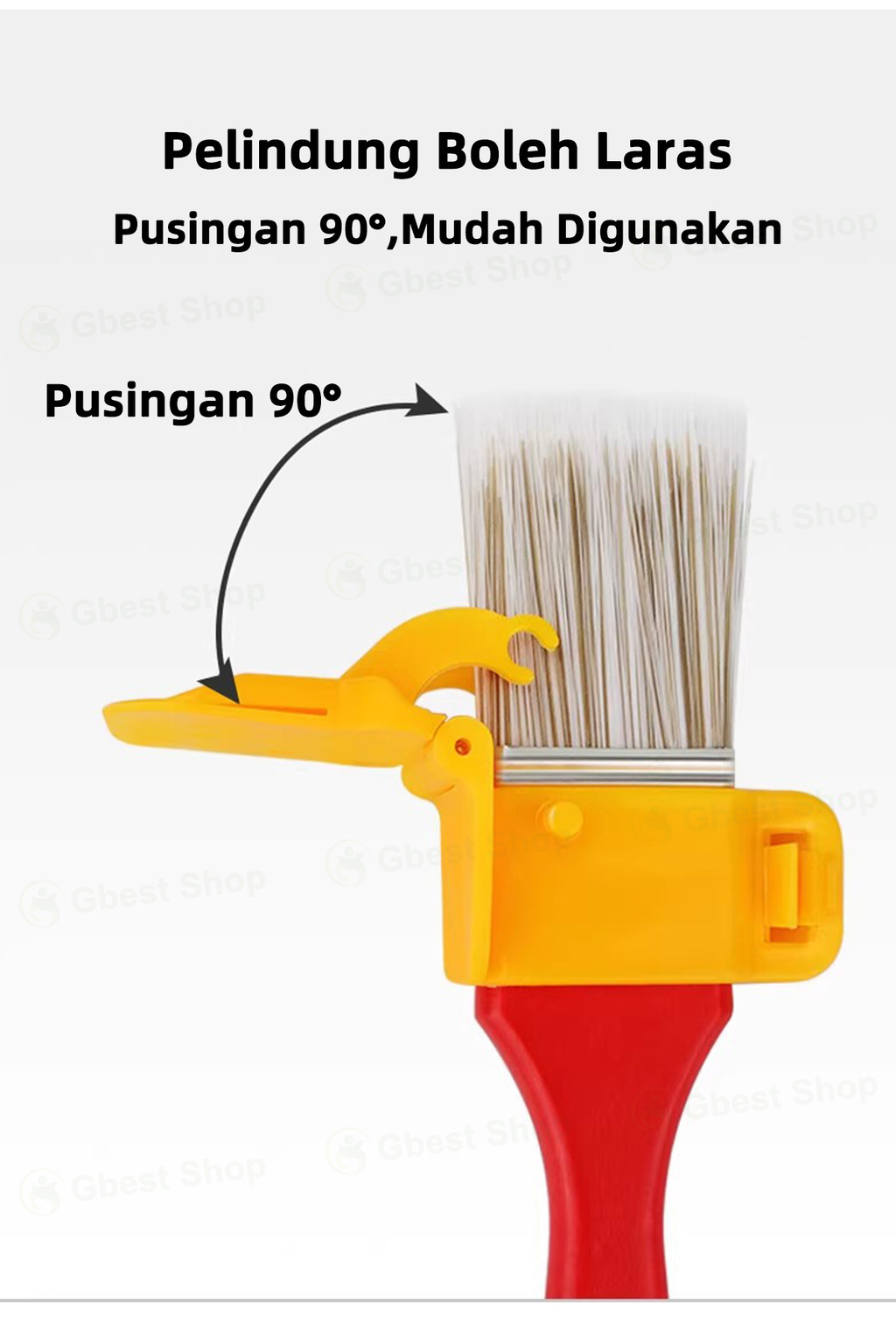 Gbest Berus Cat Tepi Dinding Siling paint edger brush for Clean Paint ...