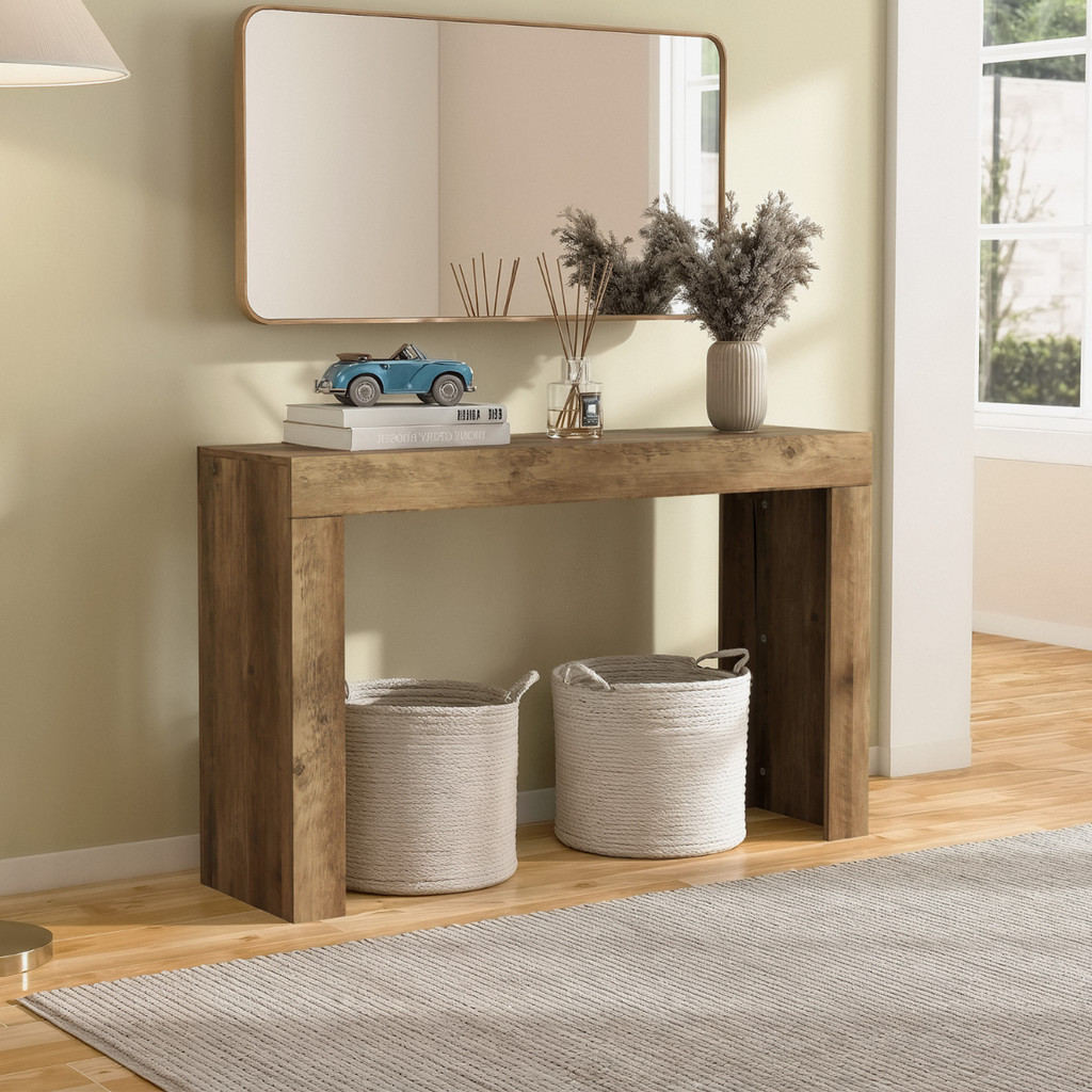 Synergy House Hendrix Console Table 3.9ft Slim Hallway Table | Shopee ...