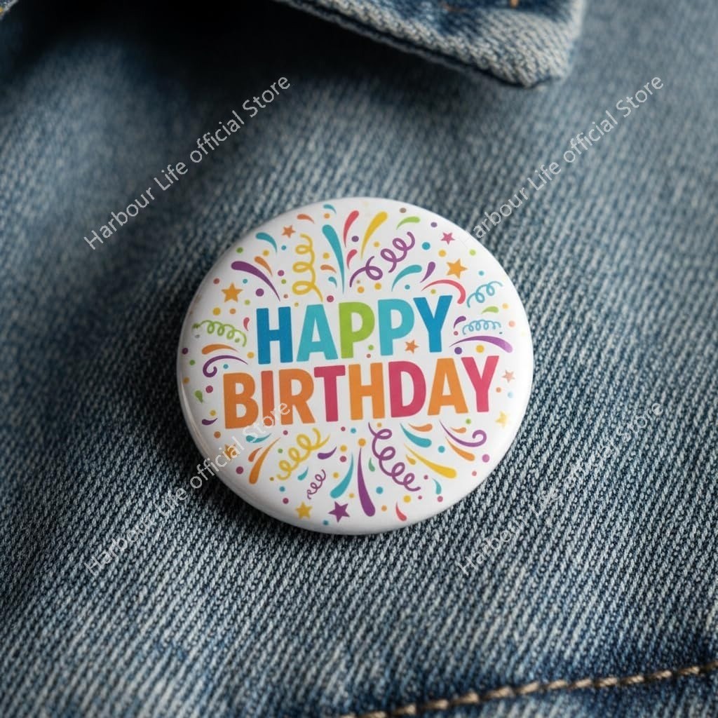Custom Print Button Badge Pin Button Badges | Shopee Malaysia