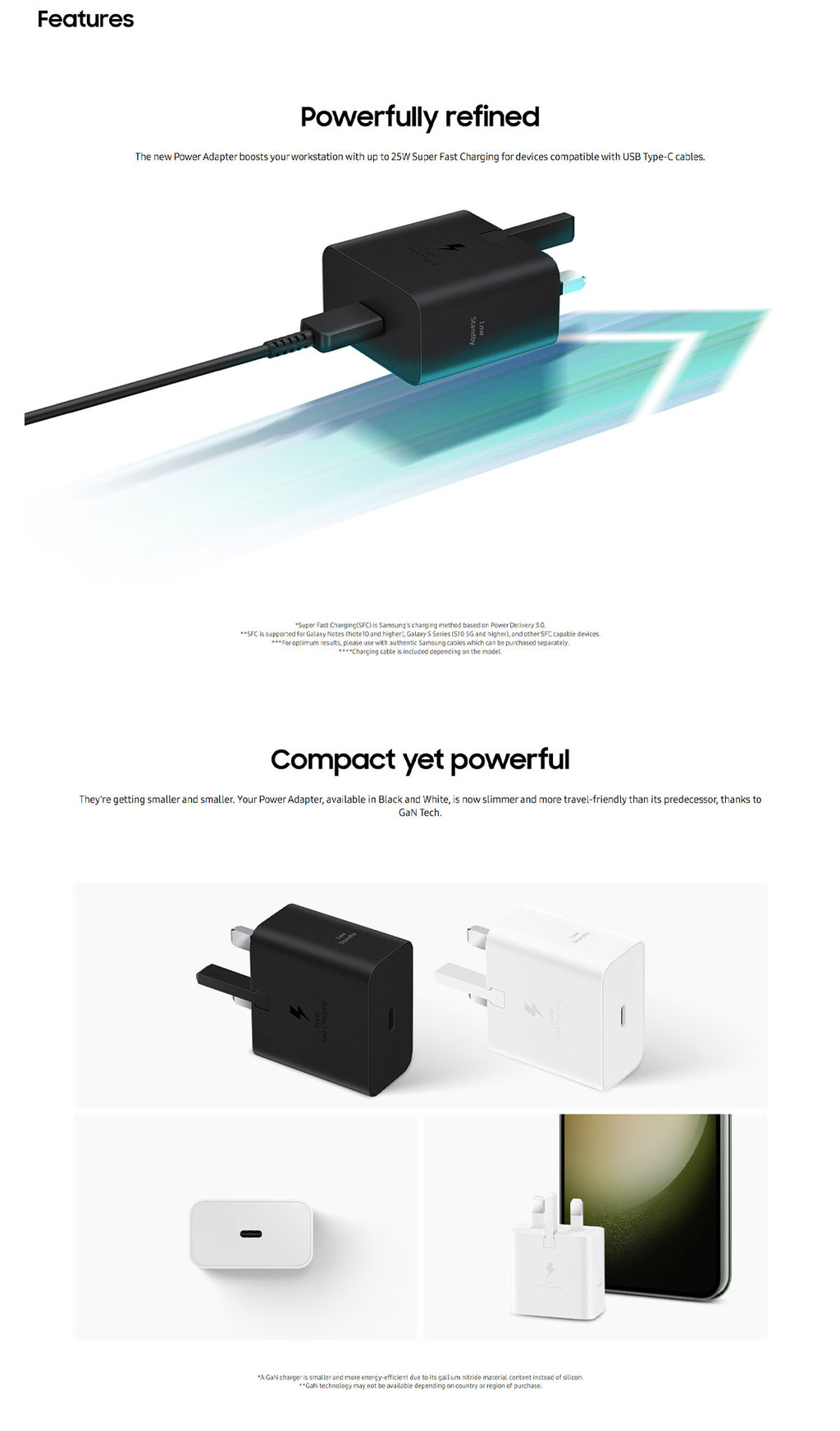 Samsung 25W Power Adapter USB-C (without Cable) Fast Charging | Shopee ...