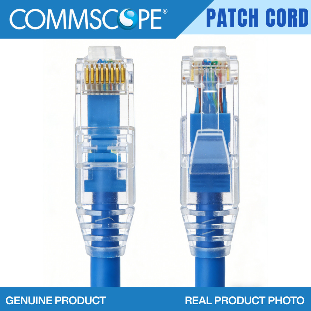 COMMSCOPE AMP NETCONNECT CAT6 PATCH CORD CABLE (10M/15M/20M/30M) Ready ...