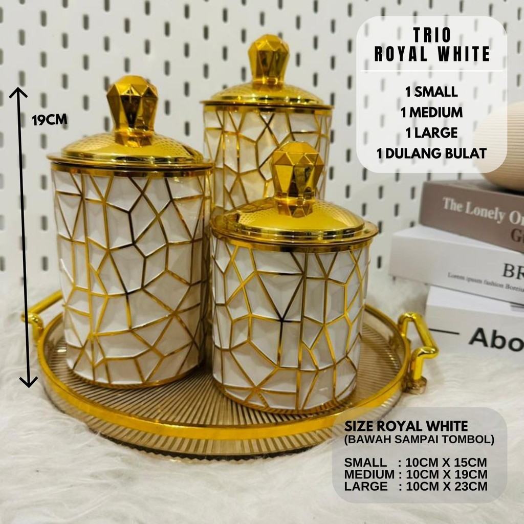 Bekas Kuih Raya Acrylic Gold Premium Raya 2026 | Kedap Udara | Bekas ...