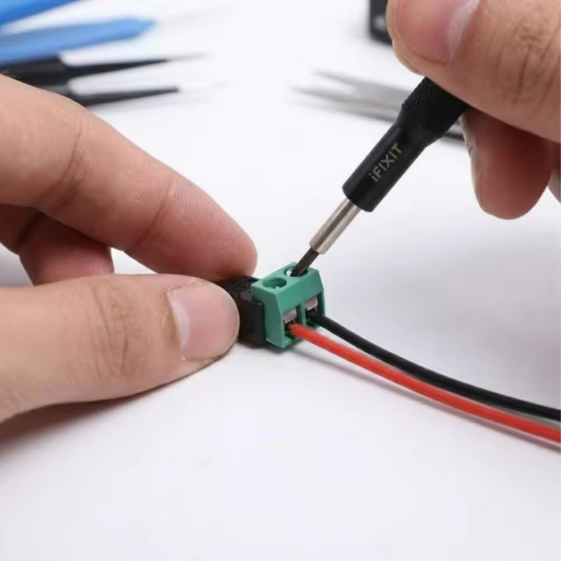 USB C To 2Pin Terminal Adapter - Screw 5V Solderless Plug - Green Data ...