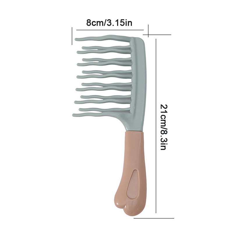 Comb Hair Comb Wide Tooth Comb Hair Brush Curly Hair Comb Double Row ...