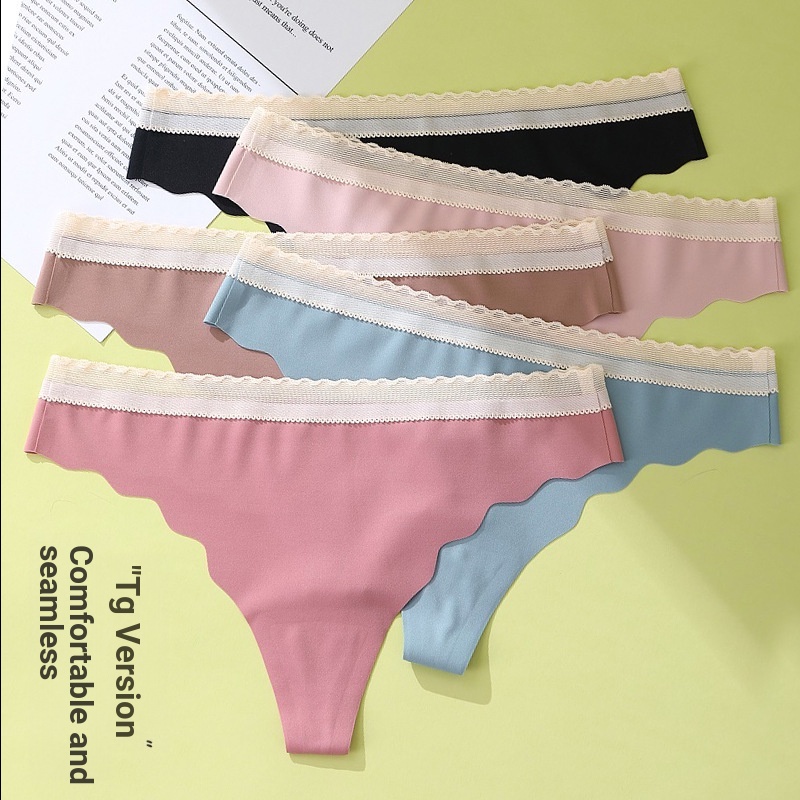 Womens Mulberry Silk Seamless Antibacterial Underwear Pink