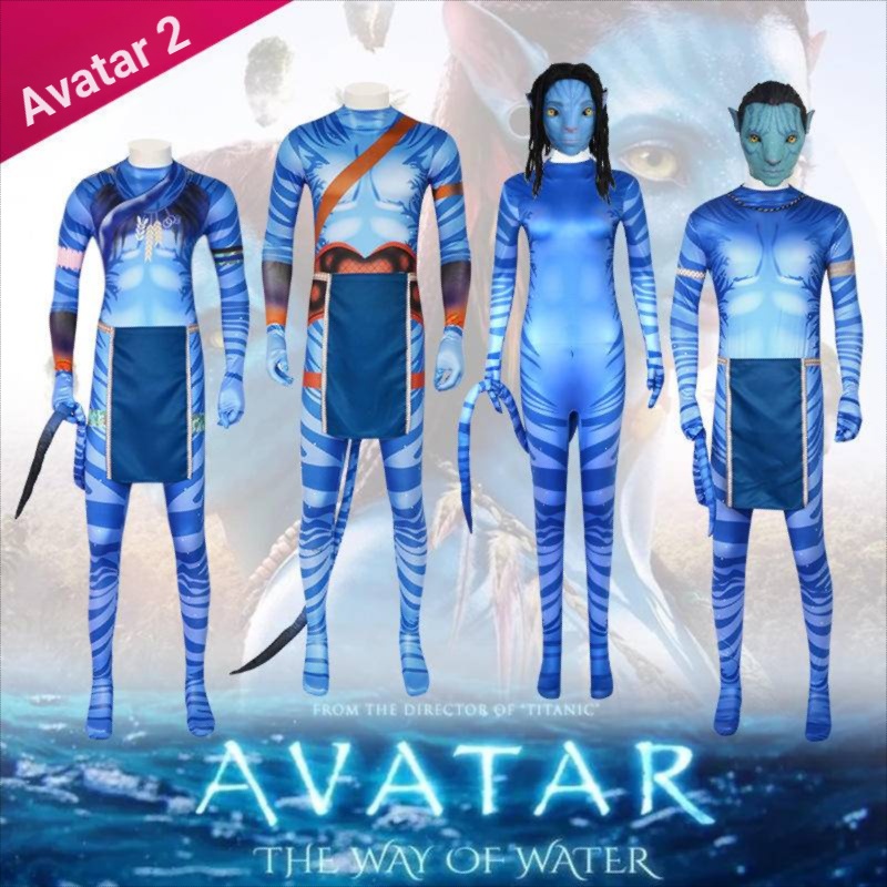 Avatar 2 The Way Of Water cos Clothing Adult Children Costume cosplay ...