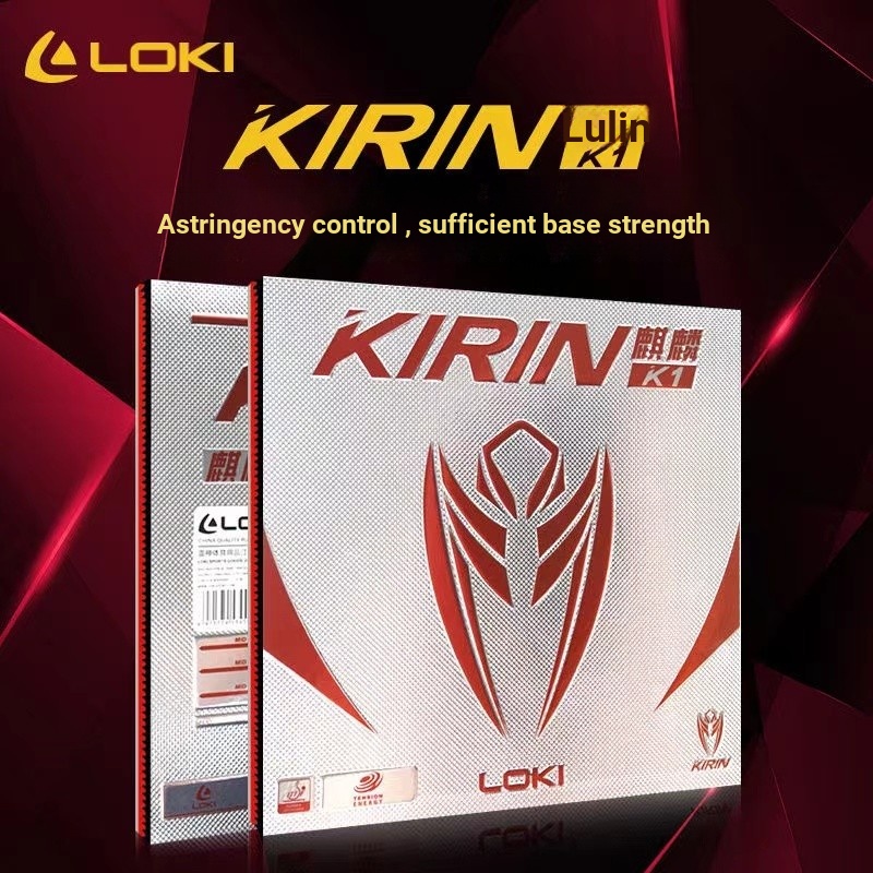 [Billiard Rubber] LOKI Thor Kirin K1 Astringent Table Tennis Racket ...