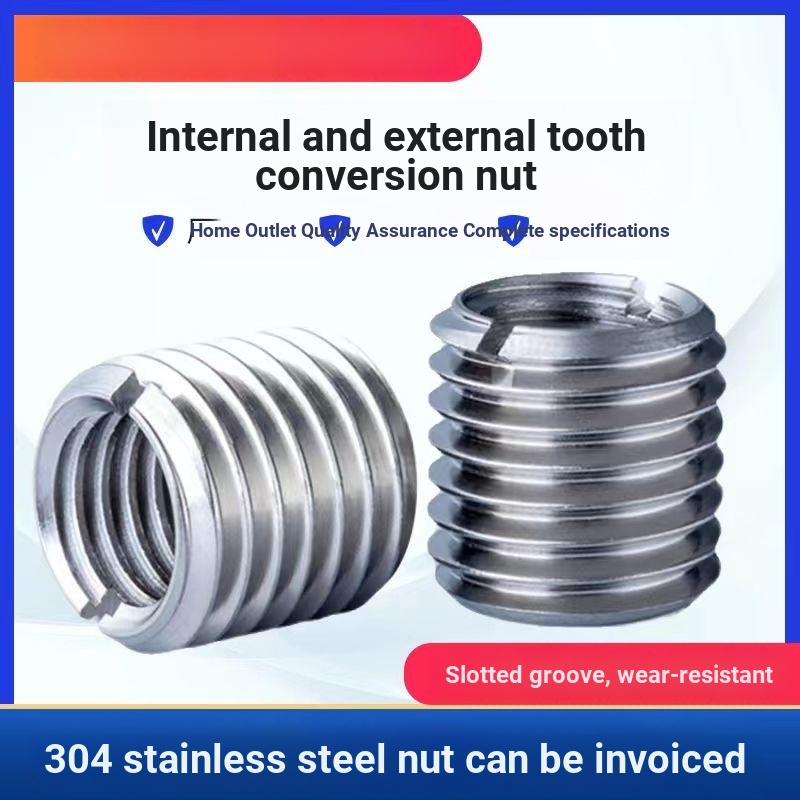 Same Day Delivery SUS303 Stainless Steel Internal External Thread Nut