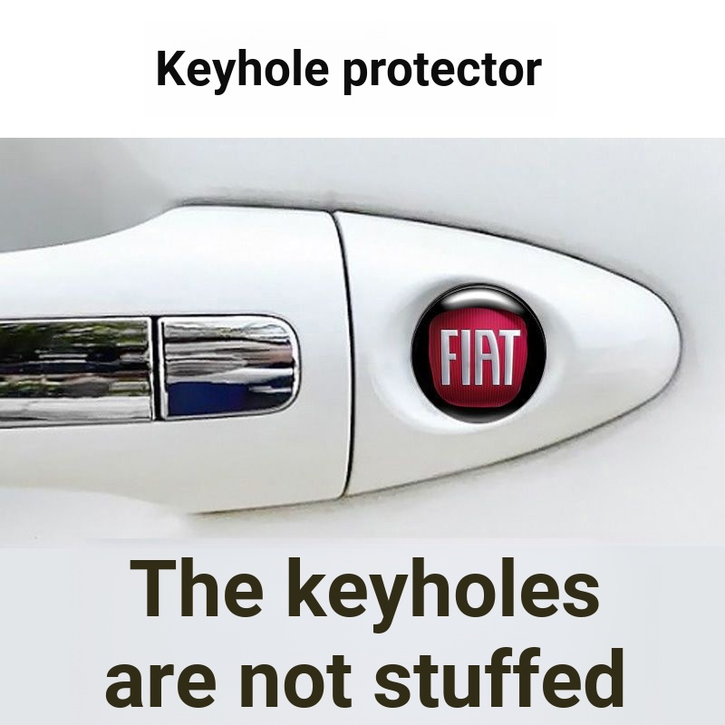 Fiat Fiat Keyhole Sticker Ottimo viaggio Universal Door Handle Keyhole
