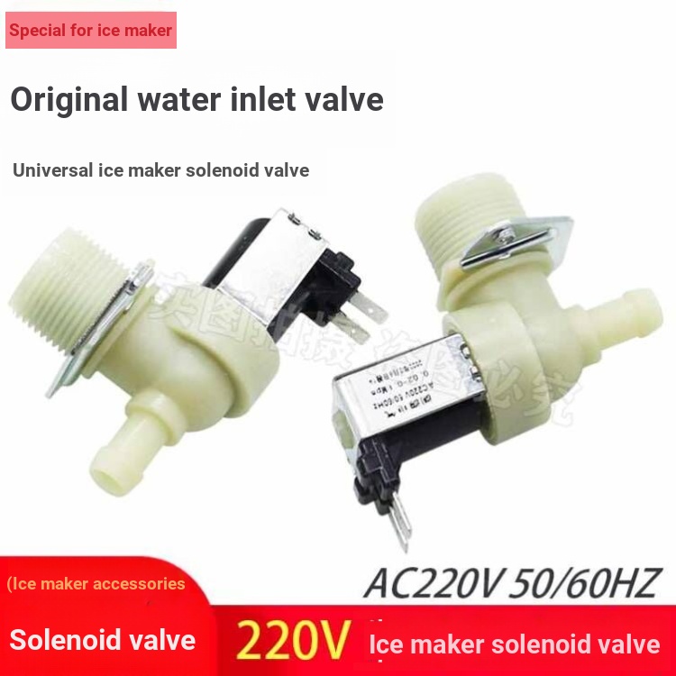 Ac220v Water Inlet Solenoid Valve Ice Maker Solenoid Valve Plastic