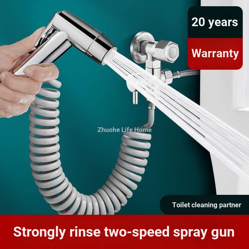 Toilet Spray Gun Balcony Faucet Flusher Water Tank High Pressure Toilet Flush Gun Toilet