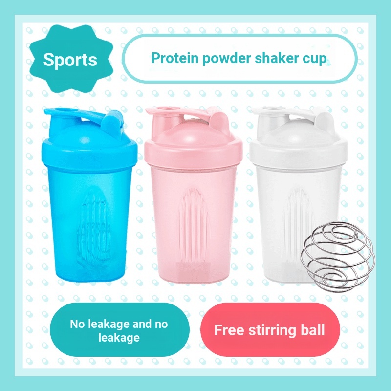 Sports Water Bottle Protein Powder Shaker Cup Blender Cup Fitness Water
