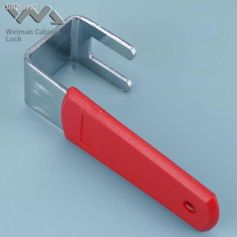 172 Straight Key Red Handle Curved Key Tongue Lock Key Switch