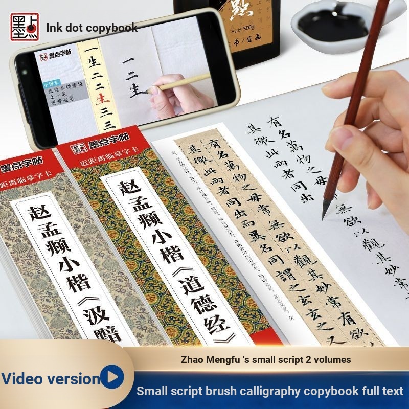 Z Zhao Mengfu Small Regular Copybook Tao Te Ching Draw Darkness Luoshen ...