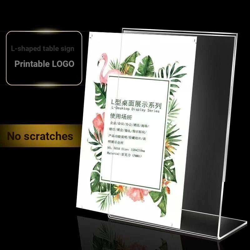 Desktop Billboard Selection [Refuse Scratches] L-Shaped Table Card A4 ...