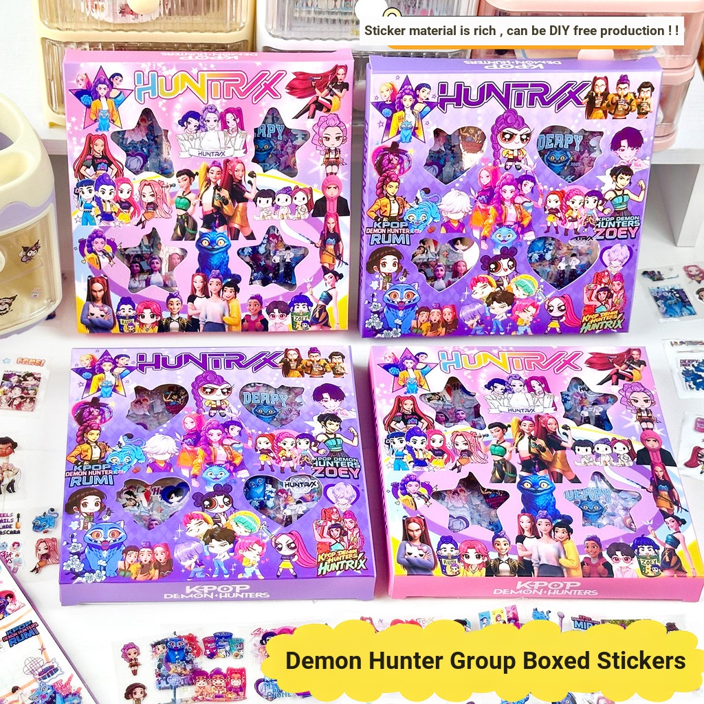 Cartoon Cartoon Stickers Witch Hunter Group Boxed Stickers Rich ...