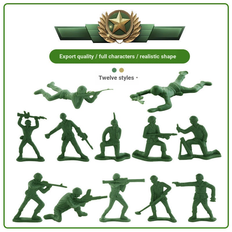 WWIII Soldier Wars Toy Soldier Set 12 Types Posture Soldier Toy Boy ...