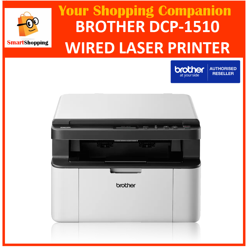 Brother 1510 DCP1510 Black And White Wired Laser Multifunction