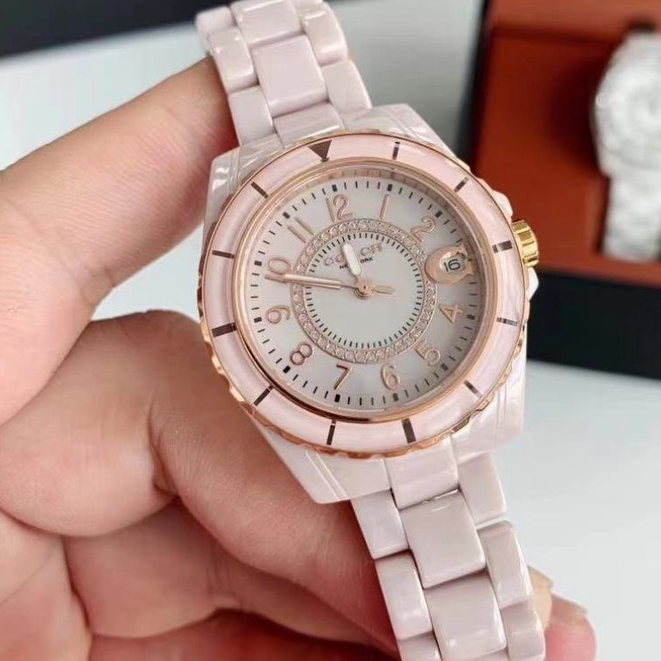COACH COD High-quality [NEW Free Box Bracelet] 14503461 Women's Watches  Fashion Sport Brand Business Quartz Watch Jam Tangan Perempuan Coach Wanita