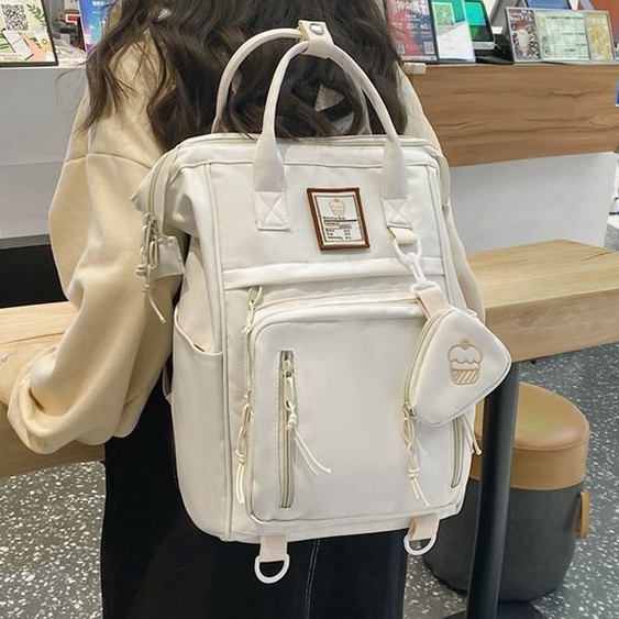 Korean college style waterproof large-capacity schoolbag Japanese ...