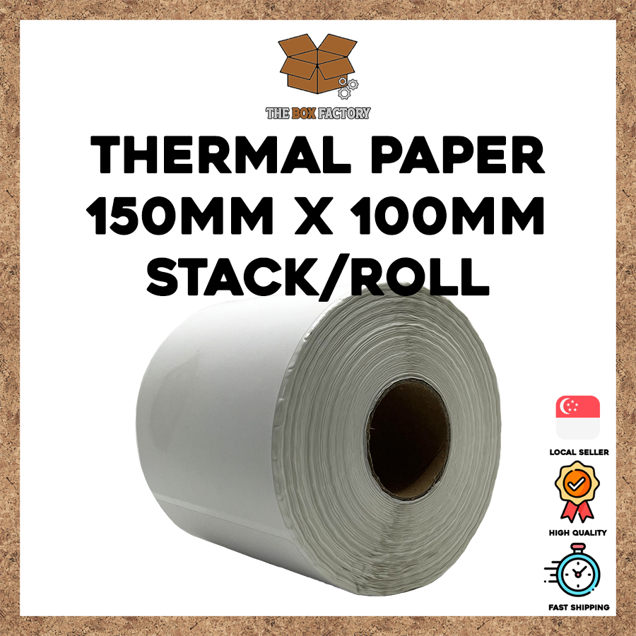 A6 Thermal Printer Label Roll | Sticker Label | Thermal Paper Roll ...