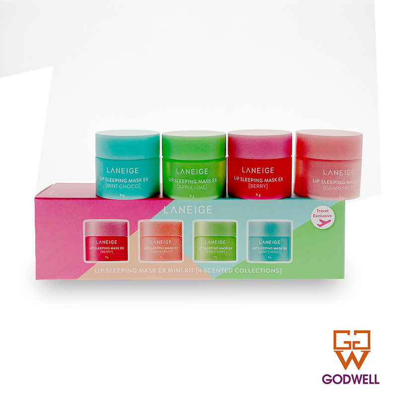 LANEIGE Lip Sleeping Mask EX Mini Kit (8g X 4) Ship From Godwell