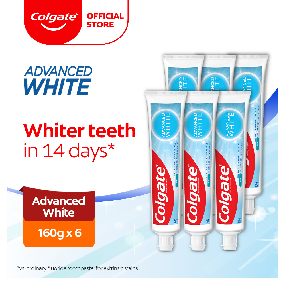 Colgate Advanced White Whitening 160gx2/Triple Action 175gx2 Toothpaste ...