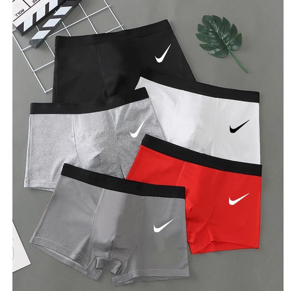 【Fast Delivery】NKZK Cotton Men Panties Letter Waist Big Elastic Briefs