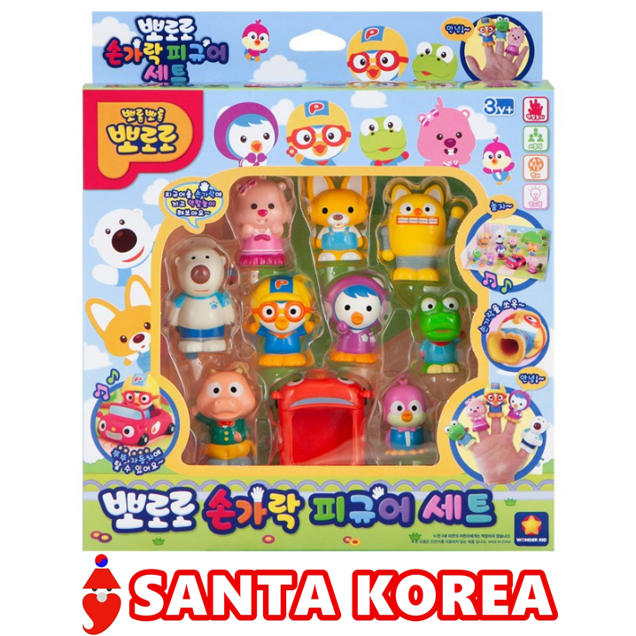 Pororo Pororo Finger Play Figure Set 10 types Cake Topper