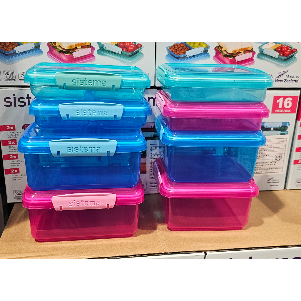 sistema-klip-it-16-piece-pack-lunch-box-total-8-food-container-shopee