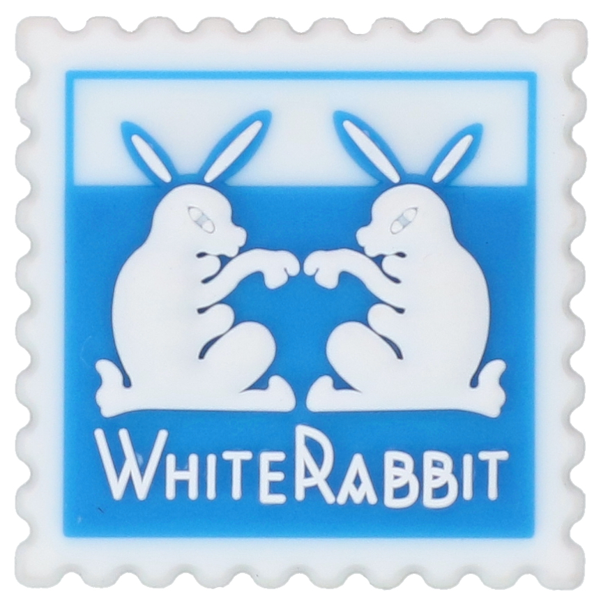 White Rabbit Fridge Magnet (Double Rabbit Stamp) | Shopee Malaysia